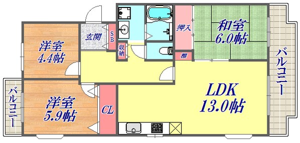 スペランツァステラの物件間取画像